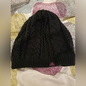 (2/$5)⚠️ Adidas Climawarm Black and Pink Knit Beanie